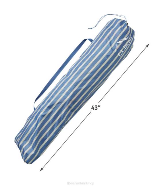 LLBean Sunbuster Folding Shelter Print Unisex J46J1220 Outdoor Equipment Bayside Blue Stripe