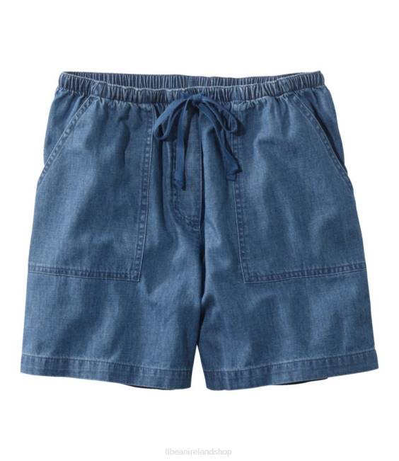 LLBean Sunwashed Shorts Women J46J232 Clothing Stonewashed