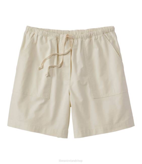 LLBean Sunwashed Shorts Women J46J4721 Clothing Antique White