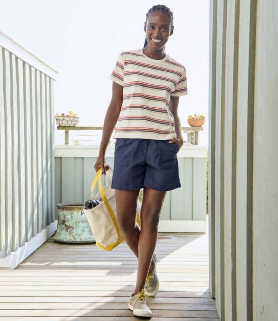 LLBean Sunwashed Shorts Women J46J5768 Clothing Copper Brown