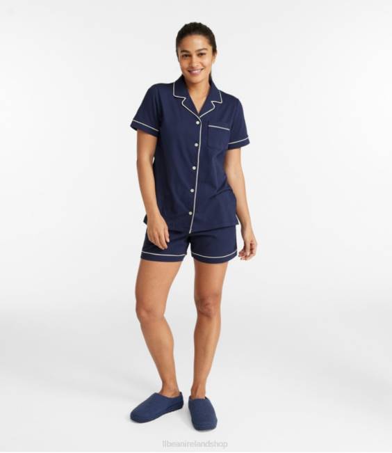 LLBean Super-Soft Shrink-Free Pajamas Women J46J388 Clothing Sea Pine