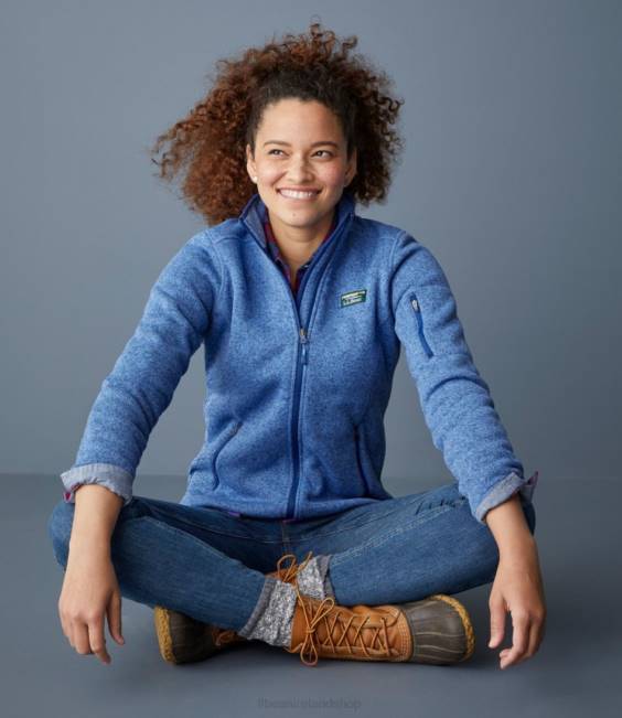 LLBean Sweater Fleece Full-Zip Jacket Women J46J7304 Outerwear Sailcloth