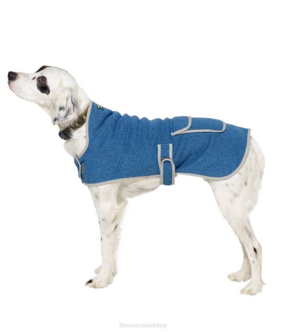 LLBean Sweater Fleece Jacket for Dogs Unisex J46J4092 Home Goods Pewter