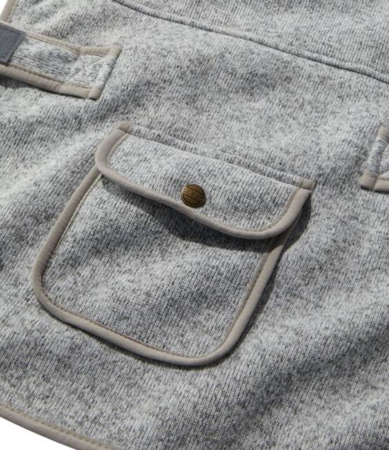 LLBean Sweater Fleece Jacket for Dogs Unisex J46J4092 Home Goods Pewter