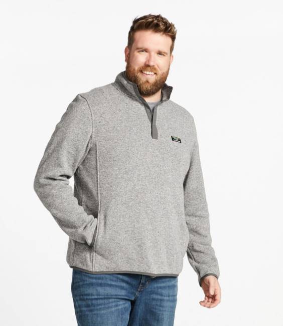 LLBean Sweater Fleece Pullover Men J46J3630 Outerwear Dark Hunter