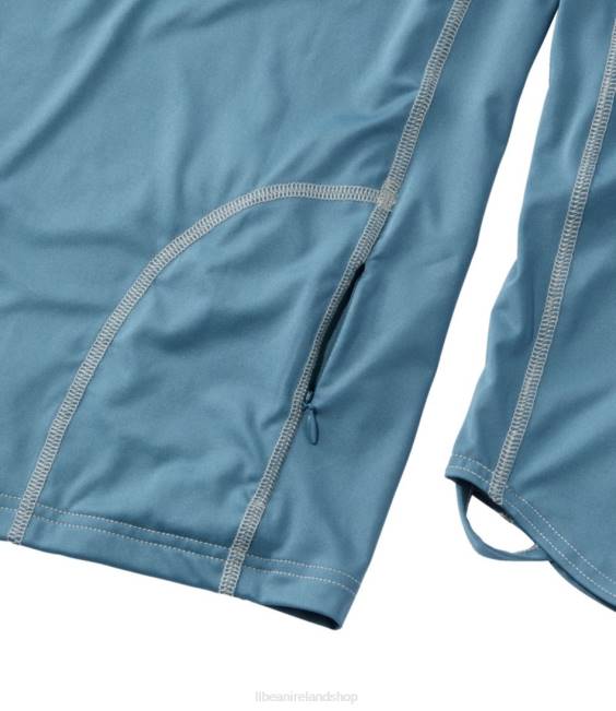 LLBean Swift River Cooling Rash Guard Men J46J4738 Clothing Iron Blue