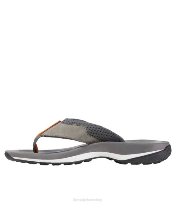 LLBean Swift River Sport Flip-Flops Men J46J3800 Footwear Dark Silt