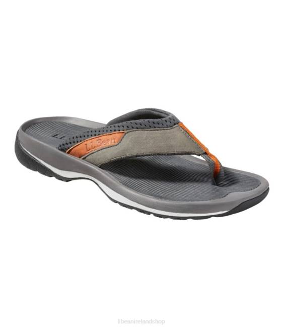 LLBean Swift River Sport Flip-Flops Men J46J3800 Footwear Dark Silt