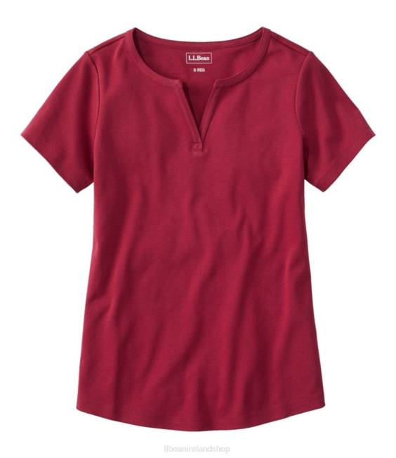 LLBean Tee Women J46J2994 Clothing Dark Cranberry