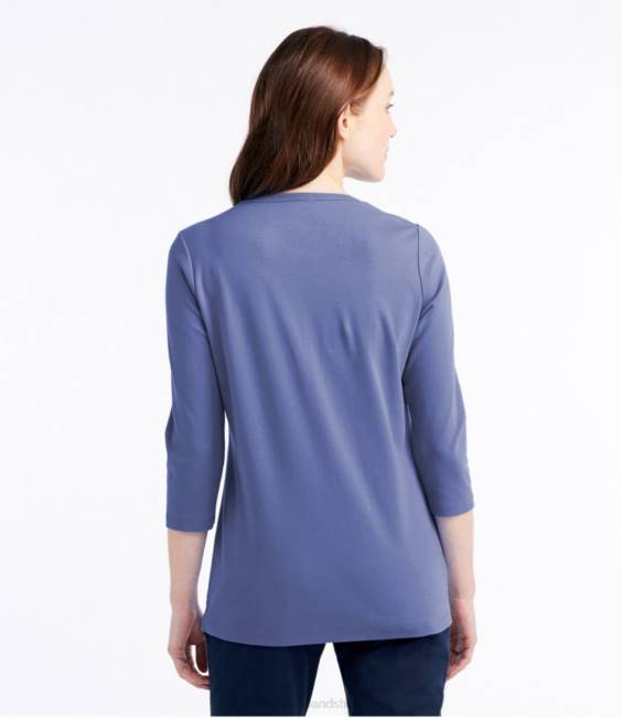 LLBean Tee Women J46J6886 Clothing Alpine Blue