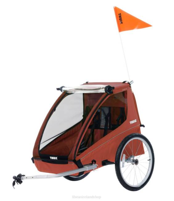 LLBean Thule Cadence2 Bike Trailer Unisex J46J2226 Outdoor Equipment Hot Sauce Red