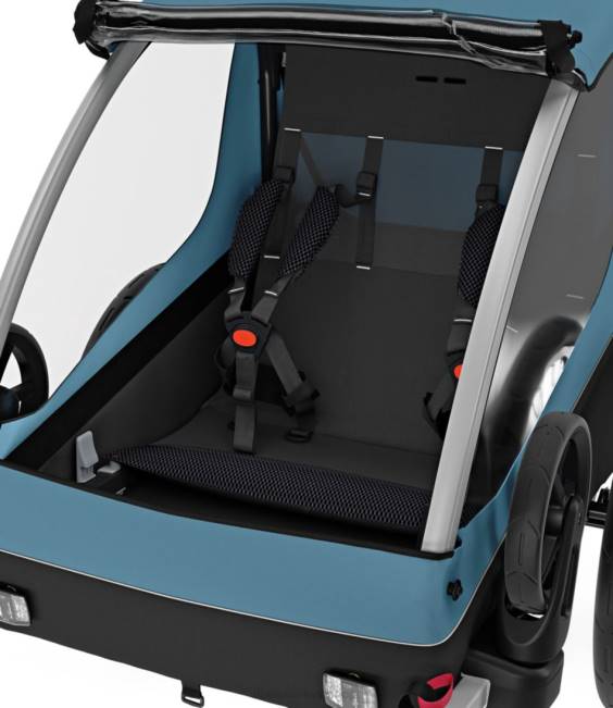 LLBean Thule Courier Stroller/Trailer Unisex J46J2151 Outdoor Equipment Aegean Blue