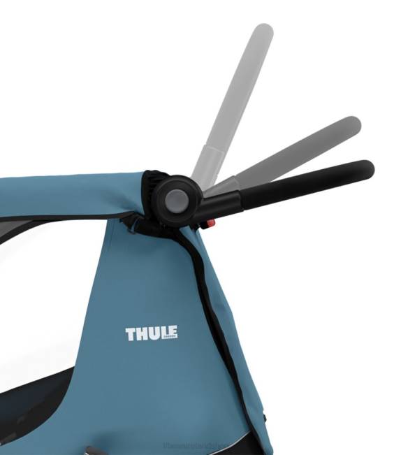 LLBean Thule Courier Stroller/Trailer Unisex J46J2151 Outdoor Equipment Aegean Blue