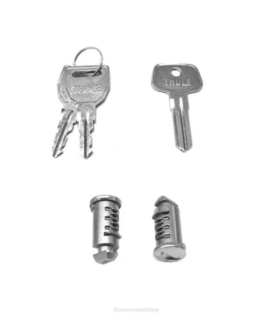 LLBean Thule One-Key System Locks Unisex J46J1816 Outdoor Equipment Silver