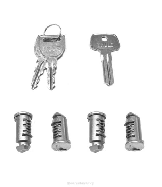 LLBean Thule One-Key System Locks Unisex J46J1816 Outdoor Equipment Silver