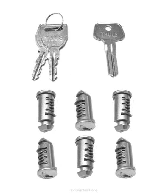 LLBean Thule One-Key System Locks Unisex J46J1816 Outdoor Equipment Silver