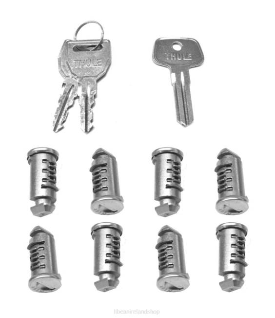 LLBean Thule One-Key System Locks Unisex J46J1816 Outdoor Equipment Silver