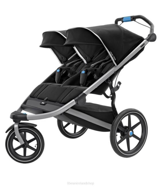 LLBean Thule Urban Glide 2 Double Stroller Unisex J46J1472 Outdoor Equipment Black