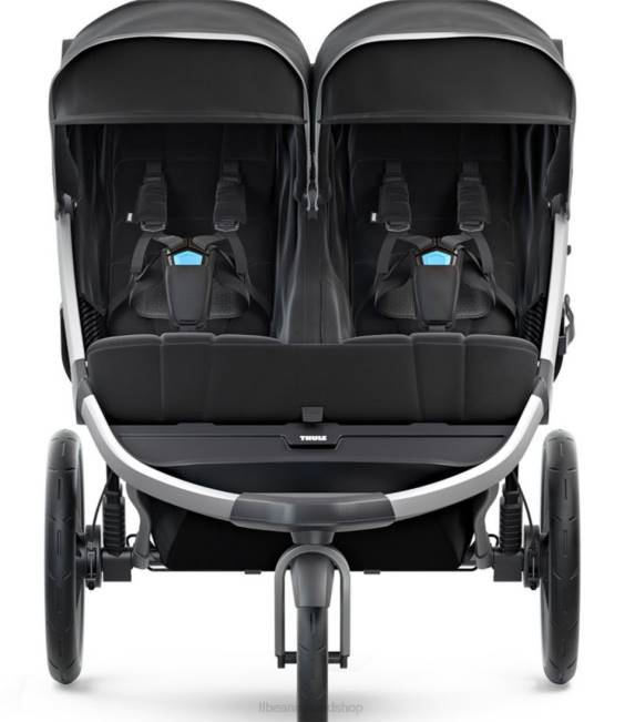 LLBean Thule Urban Glide 2 Double Stroller Unisex J46J1472 Outdoor Equipment Black