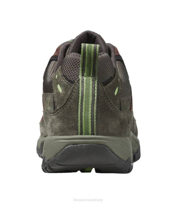 LLBean Trail Model 4 Hiking Shoes Men J46J3725 Footwear Asphalt/Black Forest Green
