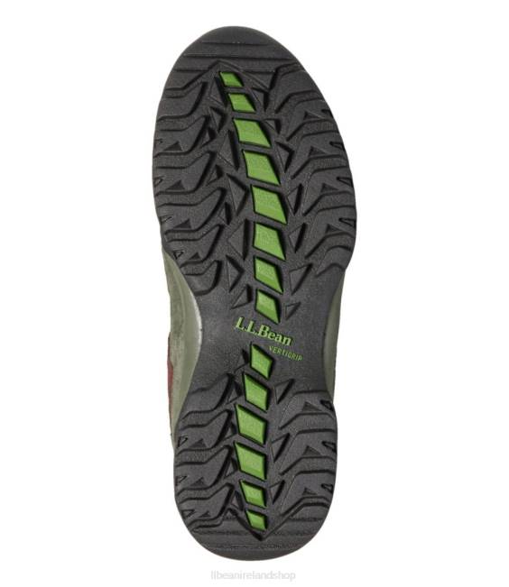 LLBean Trail Model 4 Hiking Shoes Men J46J3725 Footwear Asphalt/Black Forest Green