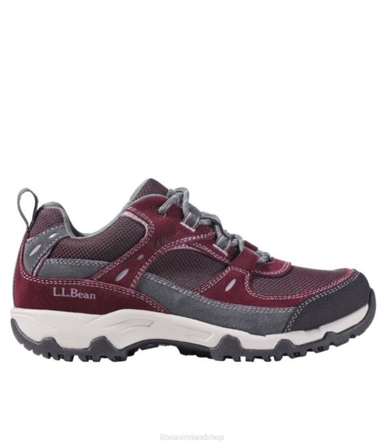 LLBean Trail Model 4 Hiking Shoes Women J46J986 Footwear Burgundy/Light Rosewood