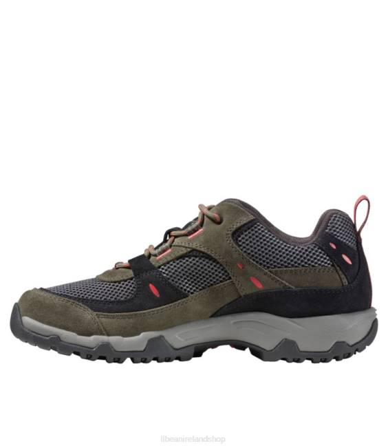 LLBean Trail Model 4 Ventilated Hiking Shoes Men J46J3832 Footwear Asphalt/Black Forest Green