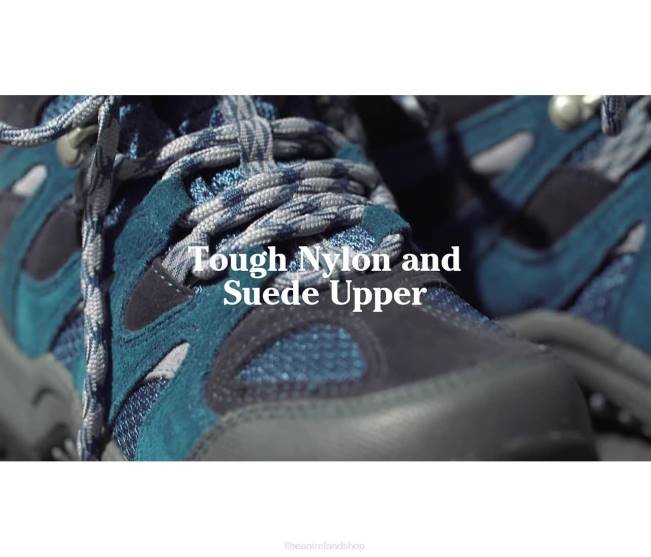 LLBean Trail Model Hikers Kids J46J3795 Footwear Black/Silver Blue