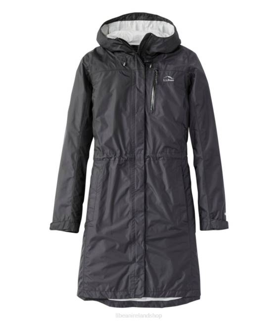 LLBean Trail Model Rain Coat Women J46J3621 Outerwear Black