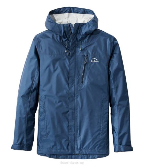 LLBean Trail Model Rain Jacket Men J46J224 Outerwear Nautical Navy