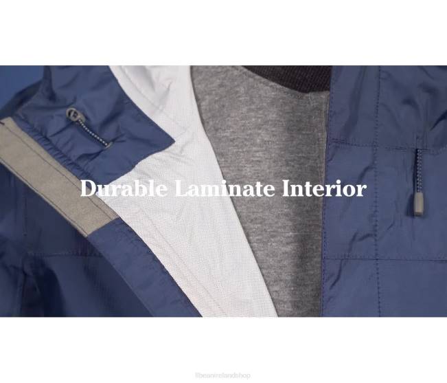 LLBean Trail Model Rain Jacket Men J46J6491 Outerwear Black