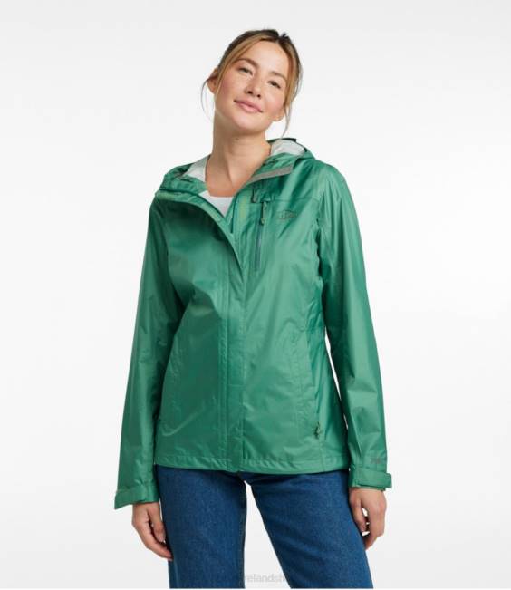 LLBean Trail Model Rain Jacket Women J46J3588 Outerwear Burgundy