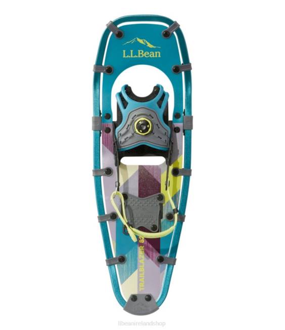 LLBean Trailblazer Boa Tec Snowshoes Unisex J46J1849 Winter Sports Black Muted Purple Chevron