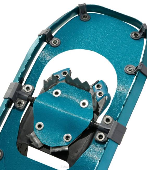 LLBean Trailblazer Boa Tec Snowshoes Unisex J46J1849 Winter Sports Black Muted Purple Chevron