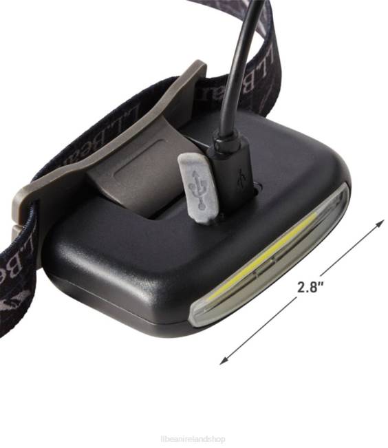 LLBean Trailblazer Rechargeable Headlamp Unisex J46J1919 Outdoor Accessories Black/Alloy Gray