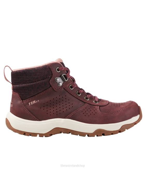 LLBean Trailduster Hiking Boots Women J46J1106 Footwear Burgundy/Soft Cayenne