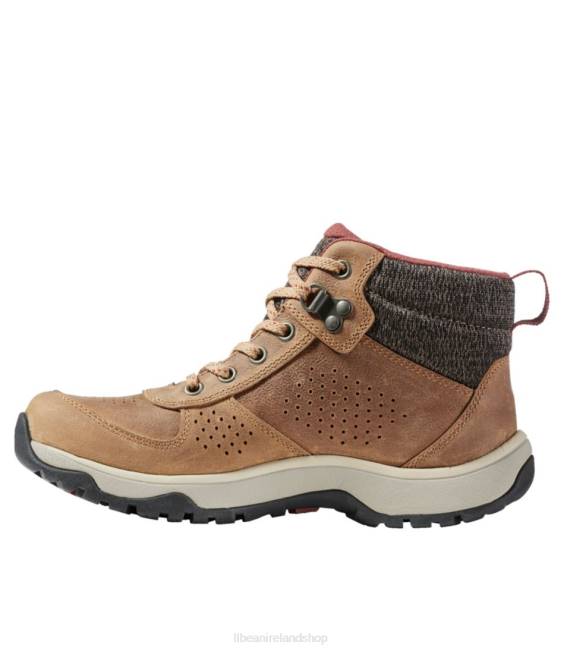 LLBean Trailduster Hiking Boots Women J46J1106 Footwear Burgundy/Soft Cayenne