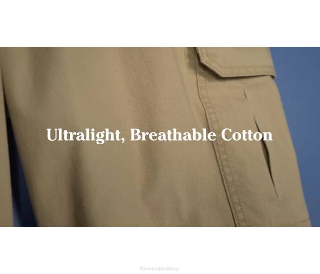 LLBean Tropic-Weight Cargo Shorts Men J46J4720 Clothing Stone