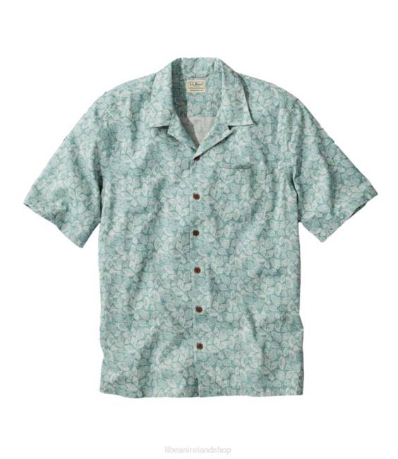 LLBean Tropics Shirt Men J46J4630 Clothing Juniper Sea Shells