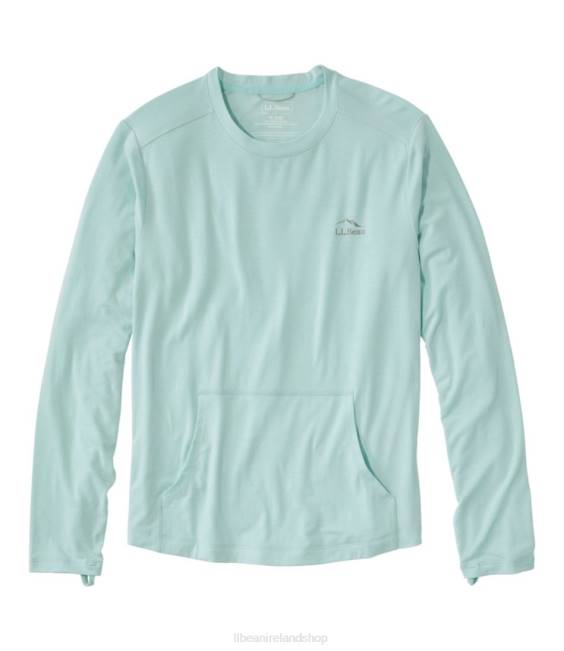 LLBean Tropicwear Comfort Crew Men J46J416 Clothing Pale Turquoise