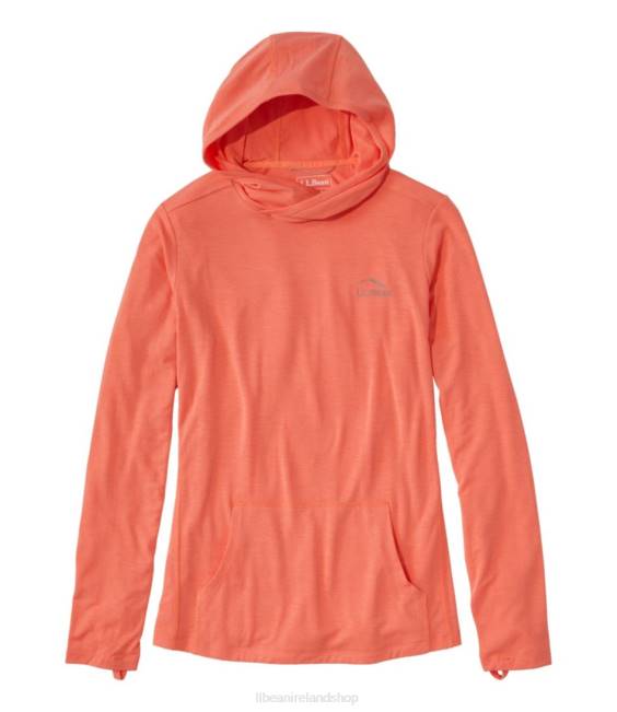 LLBean Tropicwear Comfort Hoodie Women J46J1310 Clothing Wild Salmon