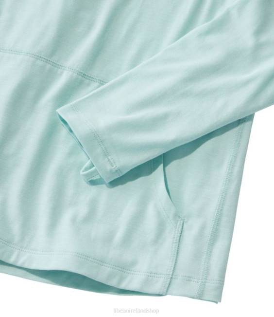 LLBean Tropicwear Comfort Hoodie Women J46J5258 Clothing Fern