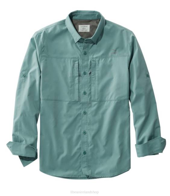 LLBean Tropicwear Pro Stretch Shirt Men J46J462 Clothing Sea Pine