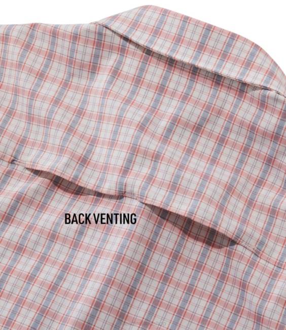 LLBean Tropicwear Pro Stretch Shirt Women J46J3390 Clothing Sunlit Coral