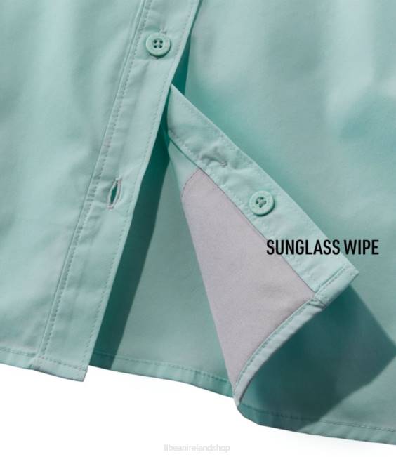 LLBean Tropicwear Pro Stretch Shirt Women J46J438 Clothing Sea Pine