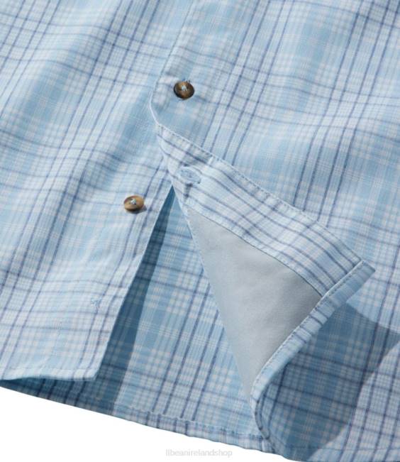 LLBean Tropicwear Shirt Men J46J1535 Clothing Surf Blue