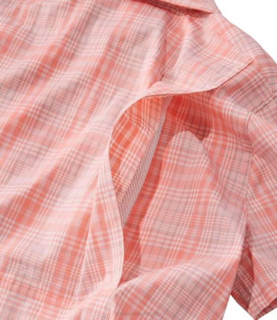 LLBean Tropicwear Shirt Women J46J360 Clothing Warm Coral