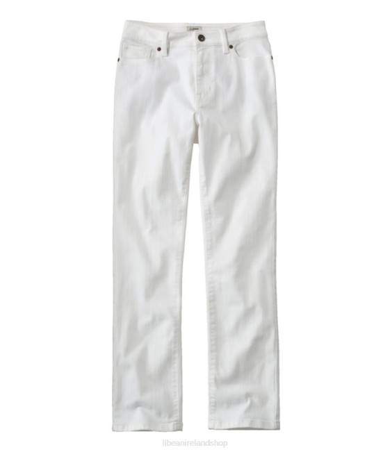 LLBean True Shape Ankle Jeans Women J46J4830 Clothing White