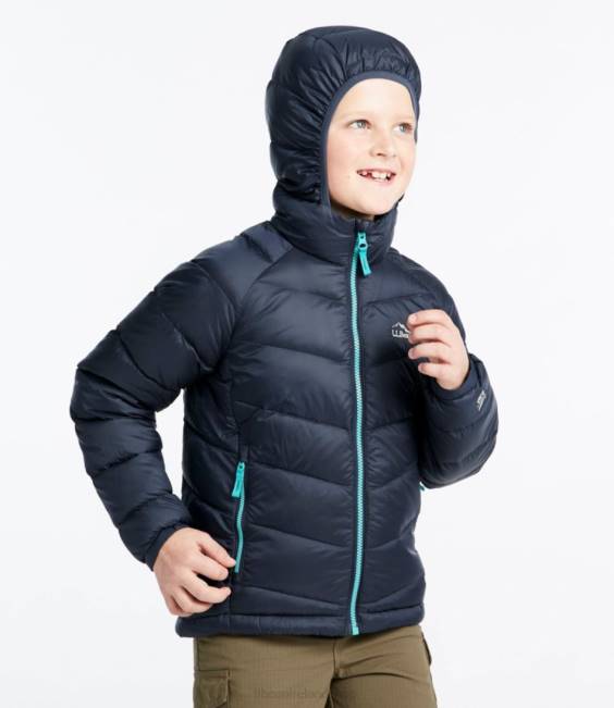 LLBean Ultralight 650 Down Jacket Kids J46J6079 Outerwear Storm Teal