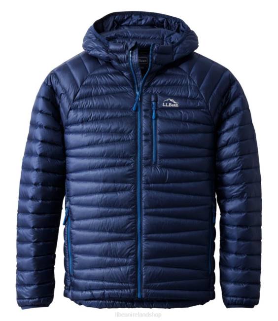 LLBean Ultralight 850 Down Sweater Hooded Jacket Men J46J3437 Outerwear Night